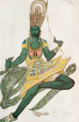 Costume Design for Nijinsky (1889-1950) for His Role as the 
